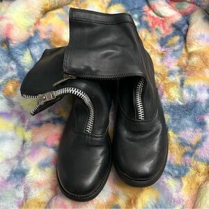 Jeffrey Campbell Black Combat Boots